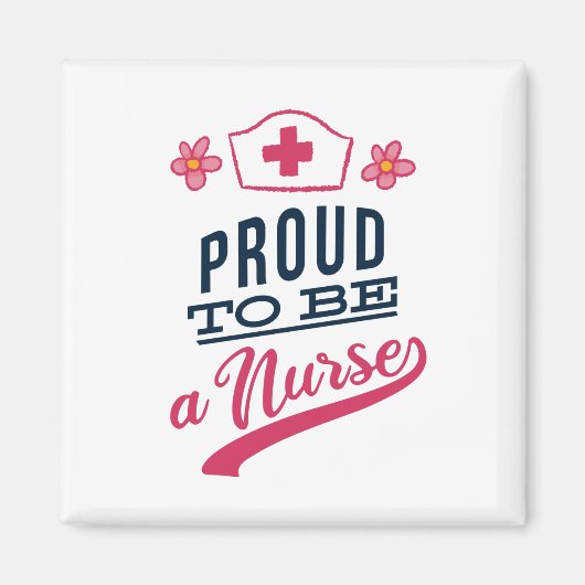 Proud om verpleegster te worden magneet (Voorkant)