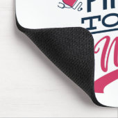 Proud om verpleegster te worden muismat (Hoek)