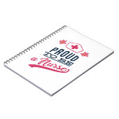 Proud om verpleegster te worden notitieboek (Linkerzijde)