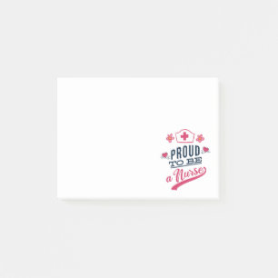 Proud om verpleegster te worden post-it® notes