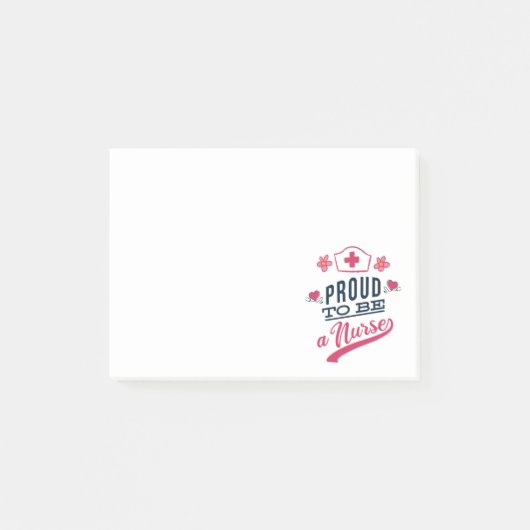 Proud om verpleegster te worden post-it® notes (Voorkant)