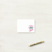 Proud om verpleegster te worden post-it® notes (Op bureau)