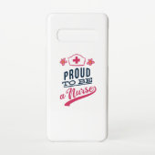 Proud om verpleegster te worden samsung galaxy hoesje (Achterkant)