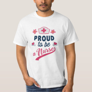 Proud om verpleegster te worden t-shirt