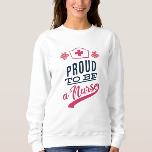 Proud om verpleegster te worden trui (Voorkant)
