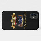Proud om veteraan te worden Case-Mate iPhone case (Achterkant (horizontaal))