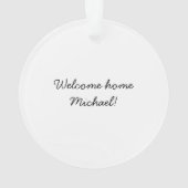 Proud om veteraan te worden ornament (achterkant)