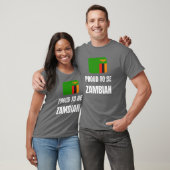 Proud om Zambiaans te worden T-shirt (Unisex)