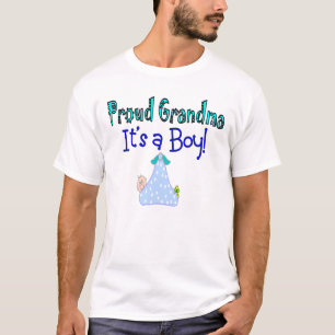 Proud oma, "Het is een jongen!" Giften T-shirt