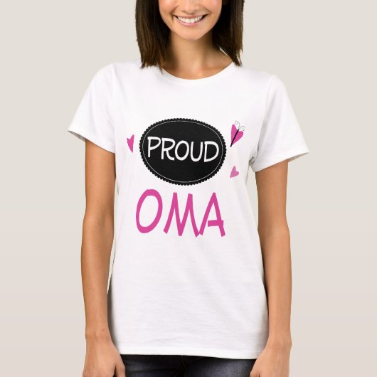 Proud Oma T-shirt (Voorkant)