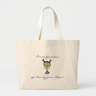Proud oma van een schoonheid uit Ch.. Grote Tote Bag