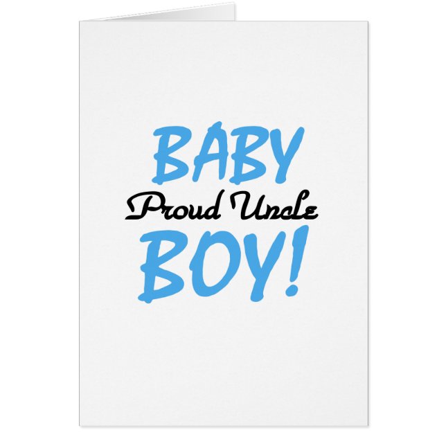 Proud oom Baby Boy T-shirts en cadeautjes (Voorkant)