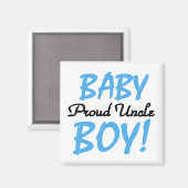 Proud oom Baby Boy T-shirts en cadeautjes Magneet (Voorkant / Achterkant)