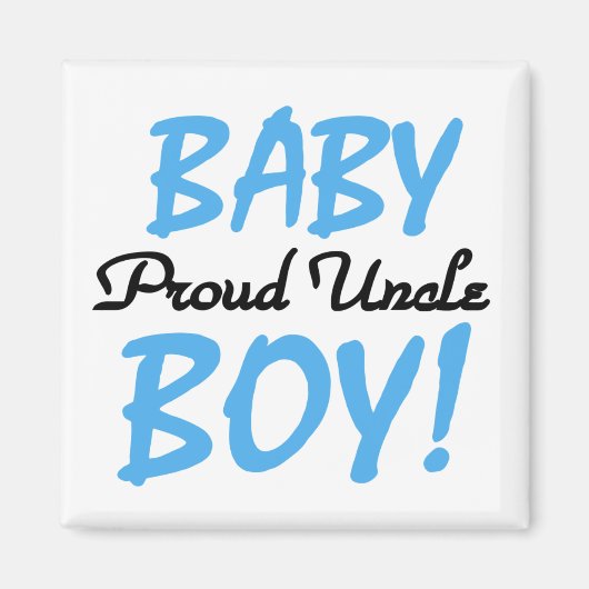 Proud oom Baby Boy T-shirts en cadeautjes Magneet (Voorkant)