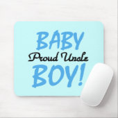 Proud oom Baby Boy T-shirts en cadeautjes Muismat (Met muis)
