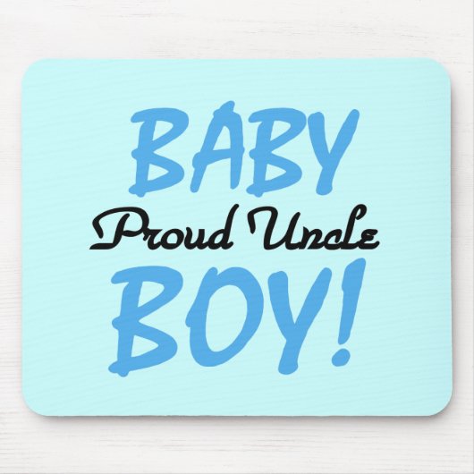 Proud oom Baby Boy T-shirts en cadeautjes Muismat (Voorkant)