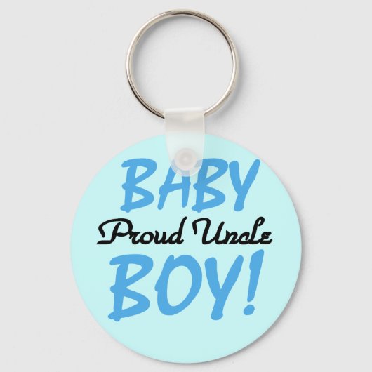 Proud oom Baby Boy T-shirts en cadeautjes Sleutelhanger (Voorkant)