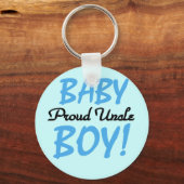 Proud oom Baby Boy T-shirts en cadeautjes Sleutelhanger (Voorkant)
