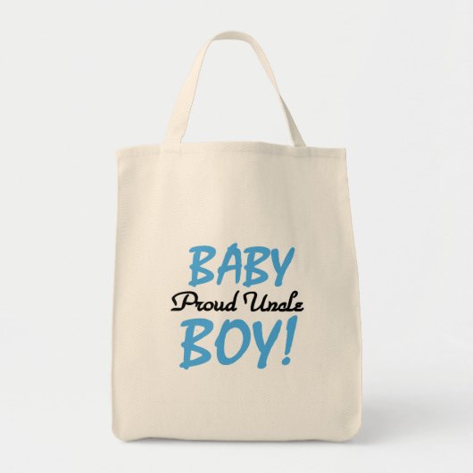 Proud oom Baby Boy T-shirts en cadeautjes Tote Bag (Voorkant)