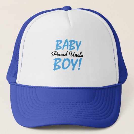 Proud oom Baby Boy T-shirts en cadeautjes Trucker Pet (Voorkant)
