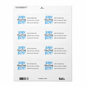 Proud oom Baby Gifts Etiket (Full Sheet)