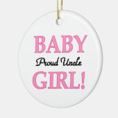 Proud oom Baby Girl Gifts Keramisch Ornament (Links)