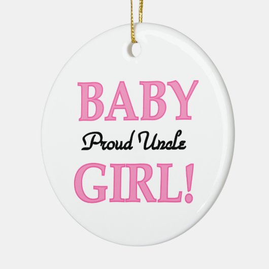 Proud oom Baby Girl Gifts Keramisch Ornament (Links)