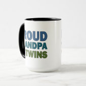 Proud opa of Twins Mok (Voorkant links)