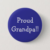 Proud opa! ronde button 5,7 cm (Voorkant)