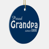 Proud opa sinds ornament! Keramisch Ornament (Rechts)