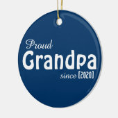 Proud opa sinds ornament! Keramisch Ornament (Links)