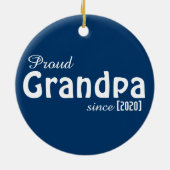 Proud opa sinds ornament! Keramisch Ornament (Achterkant)