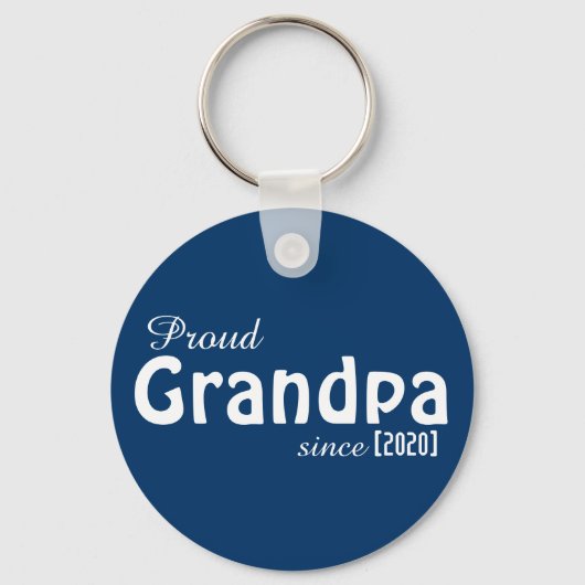 Proud opa sinds sleutelhanger! Keramisch Sleutelhanger (Voorkant)