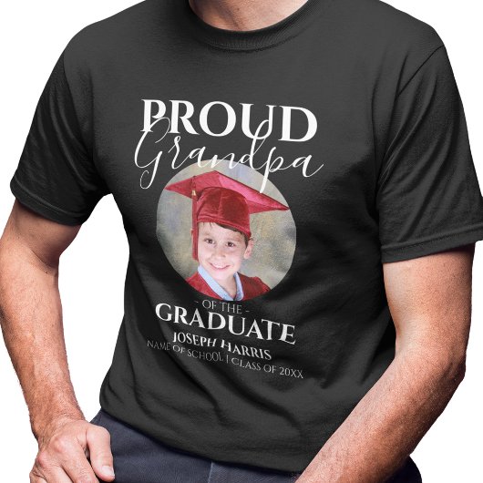 Proud opa van de Afstuderen | Foto T-Shirt