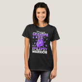 Proud opa van een Epilepsy Warrior Epilepsy Awar T-shirt (Voorkant volledig)