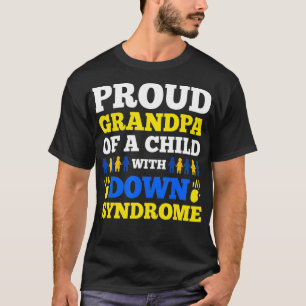 Proud opa van een kind met downsyndroom-dag Gi T-shirt
