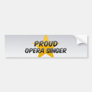 Proud Opera Singer Bumpersticker