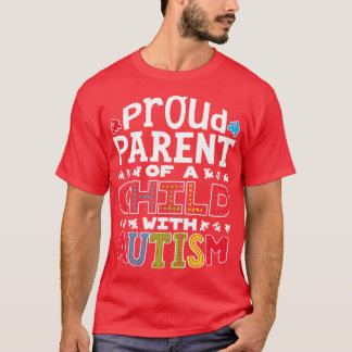 Proud Ouder Autisme voor Mannen Jonge meisjes Kind T-shirt
