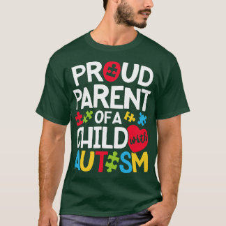 Proud Ouder Autisme voor Mannen Jonge meisjes Kind T-shirt