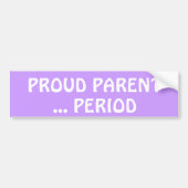 PROUD OUDER... Bumpersticker (Voorkant)