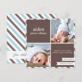 PROUD-OUDERS | GEBOORTEAANKONDIGING AANKONDIGING (Voorkant / Achterkant)