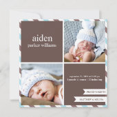 PROUD-OUDERS | GEBOORTEAANKONDIGING AANKONDIGING (Voorkant)