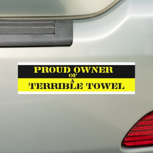 Proud Owner Bumpersticker (Op auto)