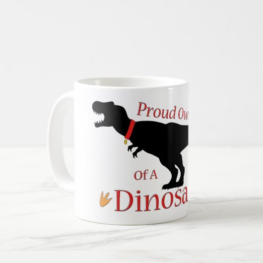 Proud Owner of a Dinosaur Koffiemok (Voorkant links)
