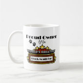 Proud Owner World's Greatest Black Mouth Cur Koffiemok (Links)