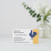 Proud Paarse Rooster Visitekaartje (Staand voorkant)