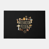 Proud paddenstoel Picker Deurmat (Voorkant)
