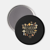 Proud paddenstoel Picker Magneet (Voorkant / Achterkant)