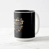 Proud paddenstoel Picker Tweekleurige Koffiemok (Voorkant rechts)