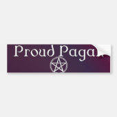 Proud Pagan bumper sticker (Voorkant)